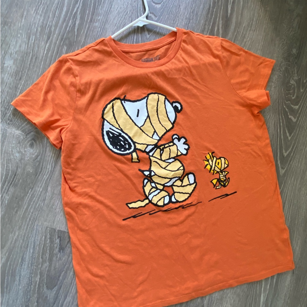 Snoopy Halloween shirt - mummy Snoopy with Woodstock